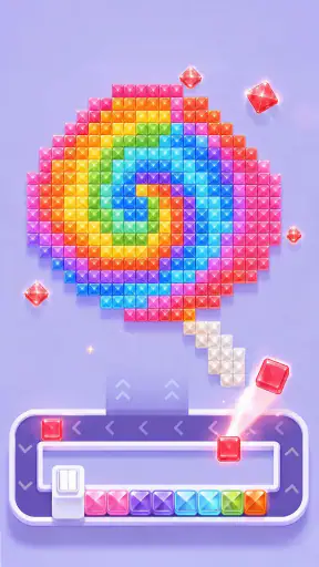 Pixel Gem Loop: Gem Coloring screenshot