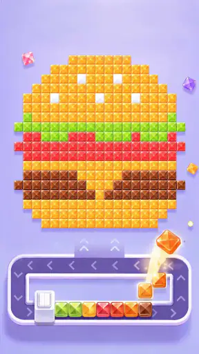 Pixel Gem Loop: Gem Coloring screenshot