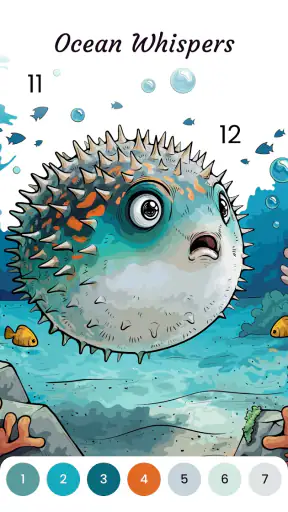 Pixie Color: Paint by Number screenshot