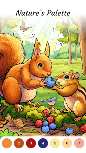 Pixie Color: Paint by Number screenshot