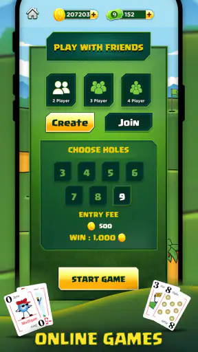 Play Nine: Golf Card Game screenshot