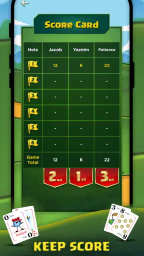 Play Nine: Golf Card Game screenshot