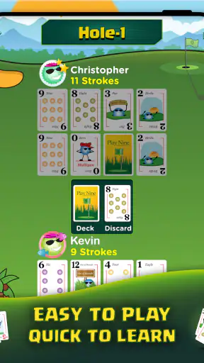 Play Nine: Golf Card Game screenshot