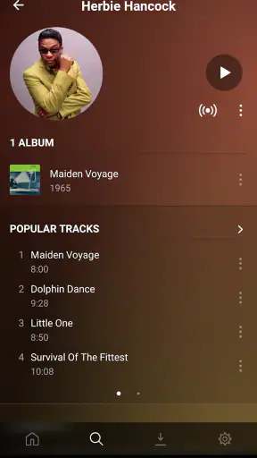 Plexamp screenshot