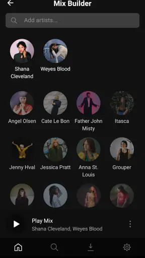 Plexamp screenshot