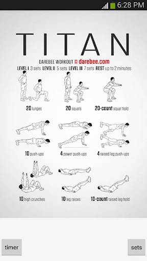 Pocket Workouts Champion V2 screenshot