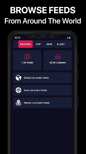 Police Scanner Pro - App screenshot