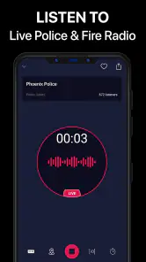 Police Scanner Pro - App screenshot