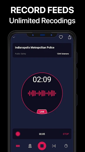 Police Scanner Pro - App screenshot