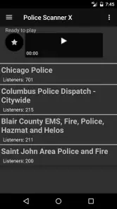 Police Scanner X screenshot