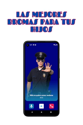 Policia de Niños Llamada Falsa screenshot