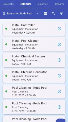 Pool Chemical Calculator screenshot