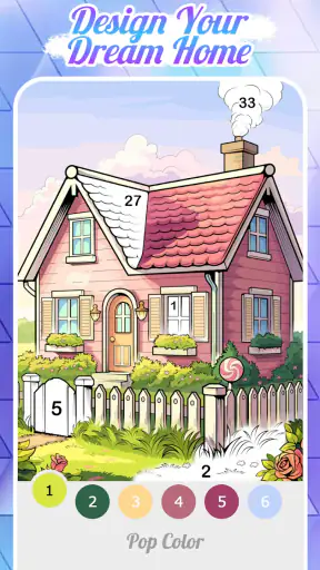 Pop Color - Paint by number screenshot