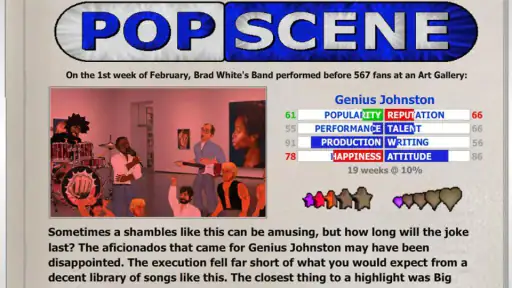 Popscene screenshot