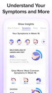 Pregnancy Tracker App | Glow screenshot