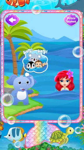 Princess Mermaid Phone screenshot
