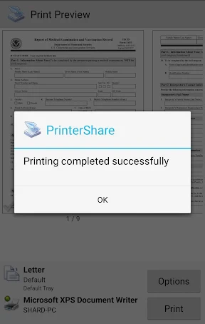 PrinterShare Mobile Print screenshot