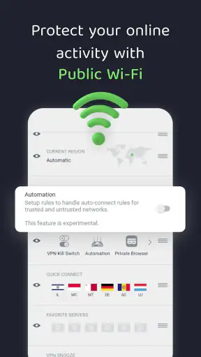 Private Internet Access VPN screenshot