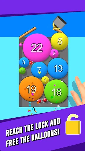 Puff Up - Balloon puzzle game screenshot