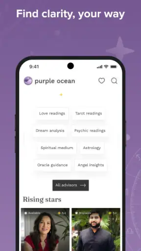 Purple Ocean Psychic Readings screenshot