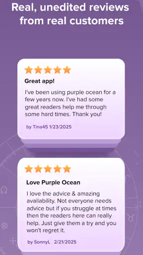 Purple Ocean Psychic Readings screenshot