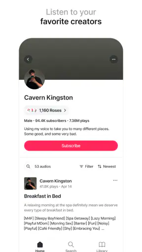 Quinn - Audio Stories screenshot