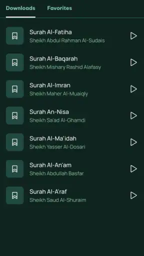 Quran Player Audio Offline screenshot
