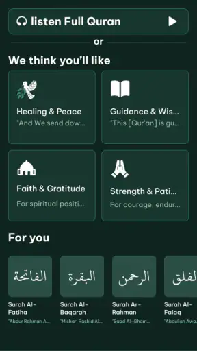 Quran Player Audio Offline screenshot