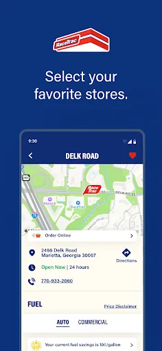 RaceTrac screenshot