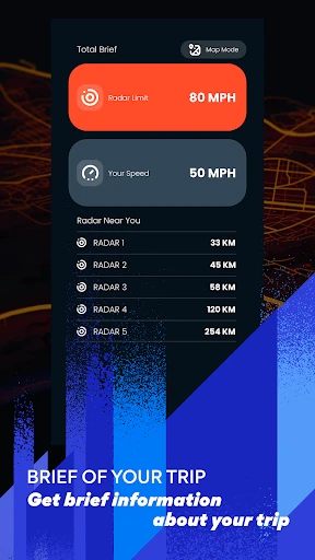 Radar, Speedometer, GPS, HUD screenshot