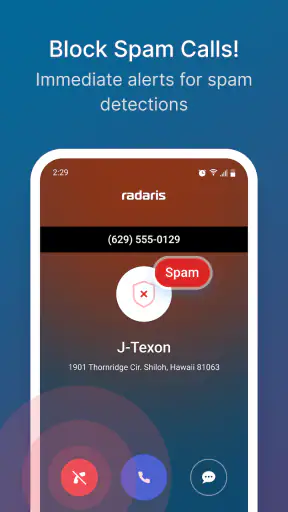 Radaris Caller Id Phone Lookup screenshot