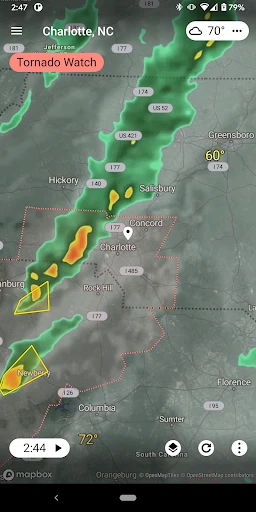 RadarX: Weather Radar/Forecast screenshot