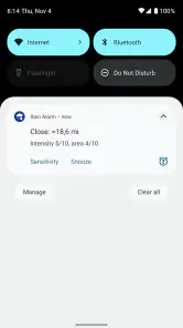 Rain Alarm screenshot