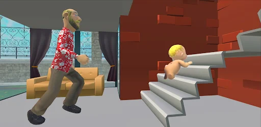 Rainbow Prank: Hide Daddy screenshot