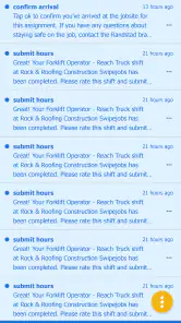 randstad: jobs for workers screenshot
