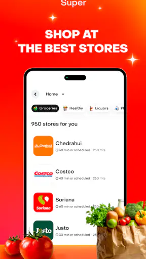 Rappi: Food Delivery, Grocery screenshot