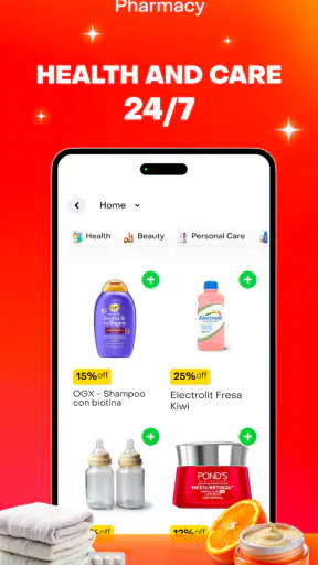 Rappi: Food Delivery, Grocery screenshot