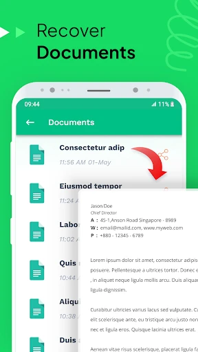 Recover Deleted Messages screenshot