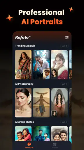 Refoto : AI Photo Studio screenshot