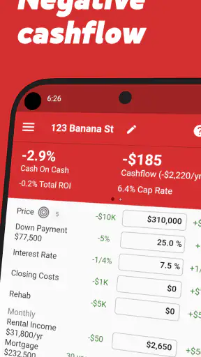 Rental Calculator BallparkDeal screenshot