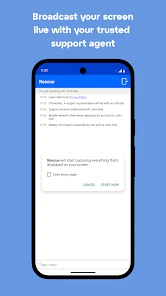 LogMeIn Rescue Customer screenshot