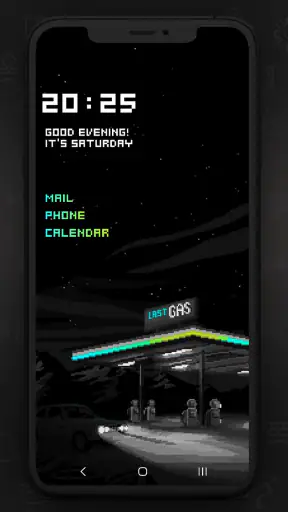 Retro Mode - Icon Pack (Neon) screenshot