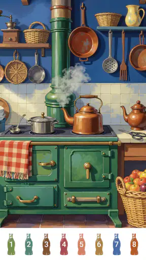 Retro Vibes Paint by Number screenshot
