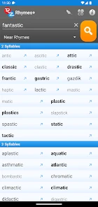 RhymeZone Rhyming Dictionary screenshot
