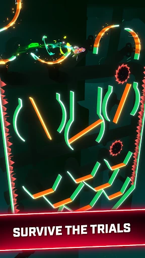 Rider Worlds - Neon Bike Races screenshot