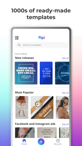 Ripl: Social Media Marketing screenshot
