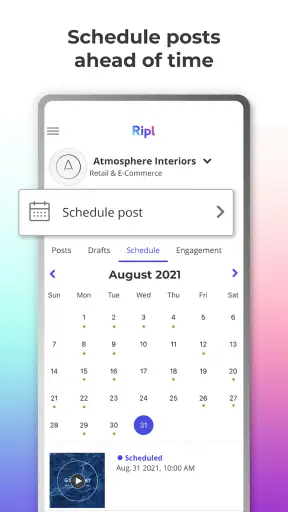 Ripl: Social Media Marketing screenshot