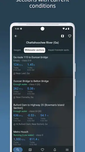 RiverApp - River levels screenshot