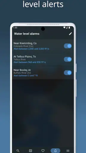 RiverApp - River levels screenshot