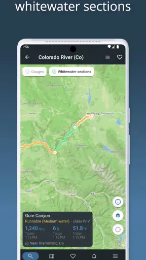 RiverApp - River levels screenshot
